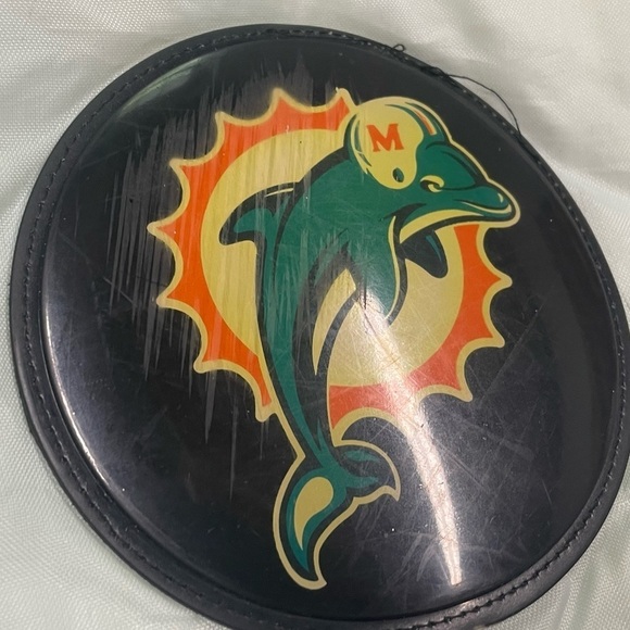 Vintage 1990s Miami Dolphins 90s Pro Players NFL Football Zip Up Jacket - Picture 6 of 13